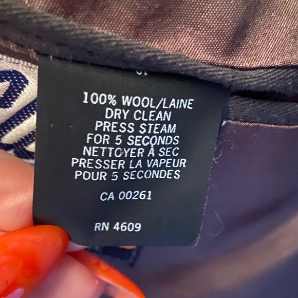 Tip Top Tailors Club International 100% wool double breasted suit jacket. Sz 40R - Picture 12 of 12